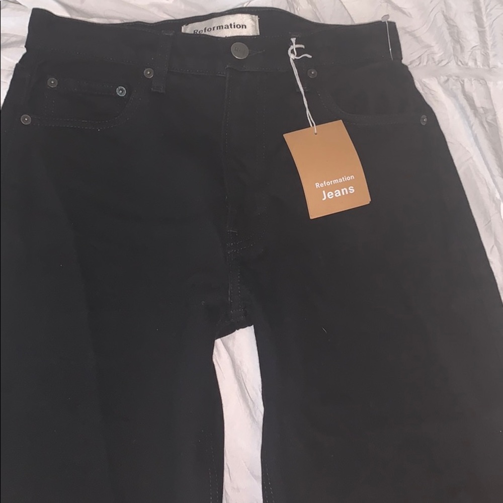 NWT Reformation Julia crop high cigarette jean